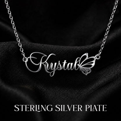 KRYSTAL T02 Custom Name Necklace, Personalized Name Necklace, Birthday Gift, Christmas Gift for Her