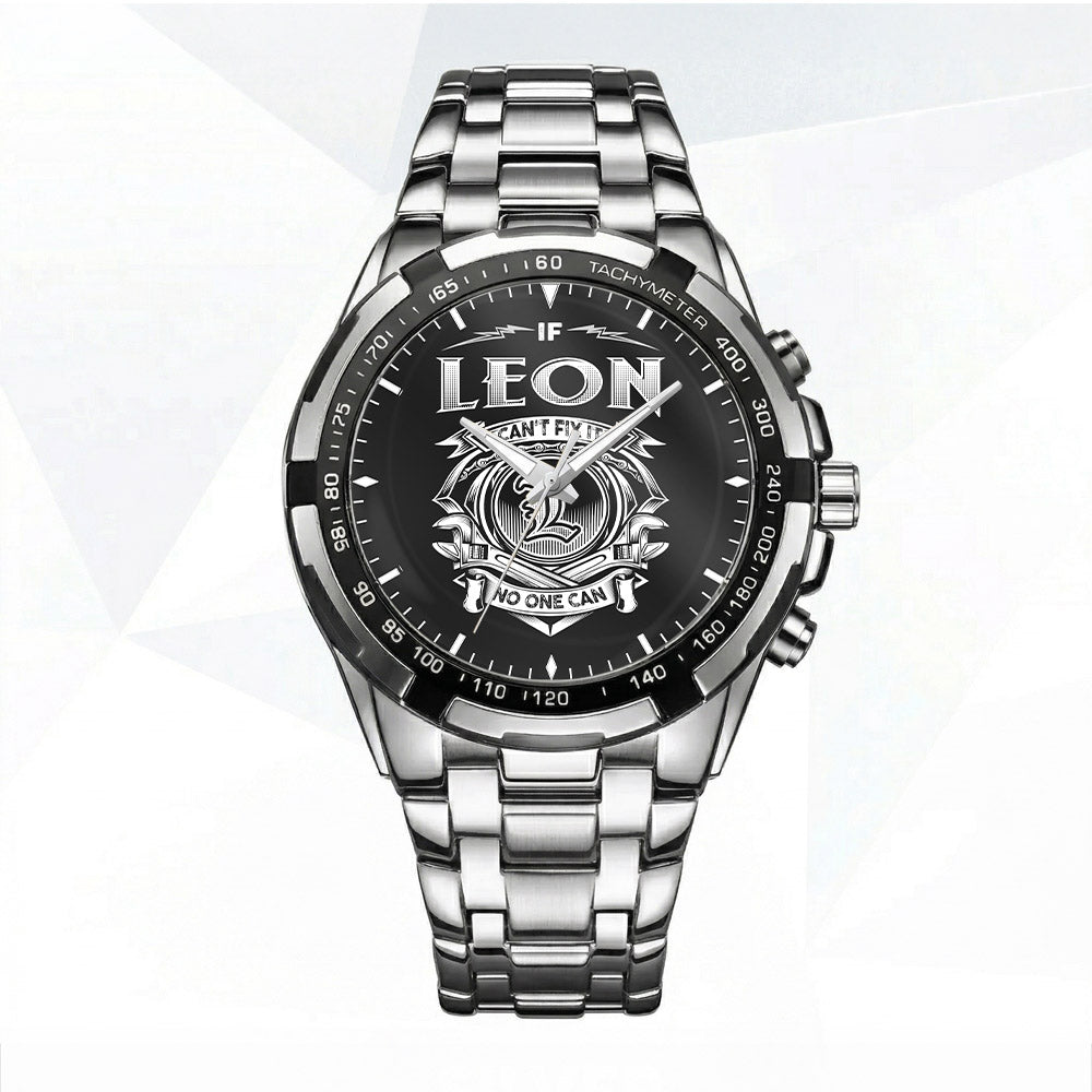 LEON K3579-06 Alloy-Quatz-Men Watch, Personalized Premium Gift for Anniversary