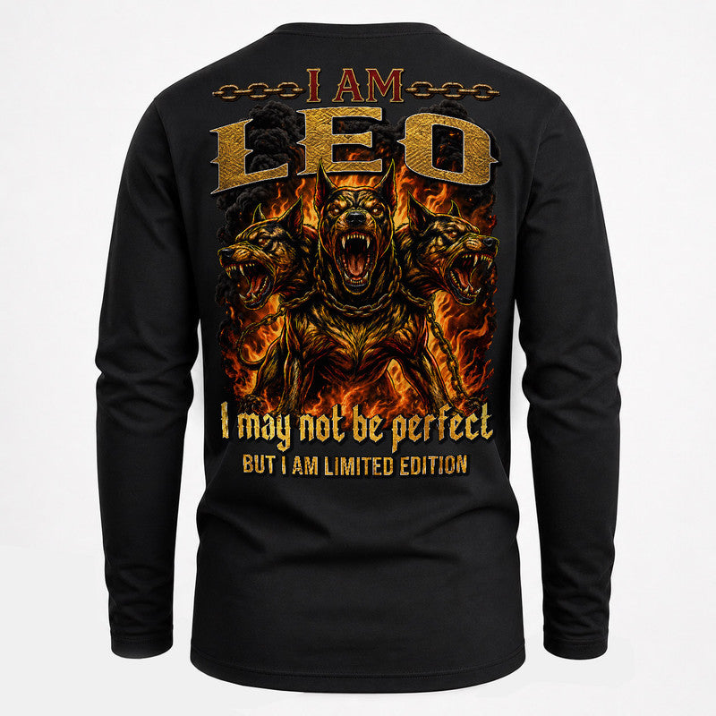 LEO MP88-F2-168–Personalized Bold Quote Apparel “I Am NAME I May Not Be Perfect But I Am Limited Edition
