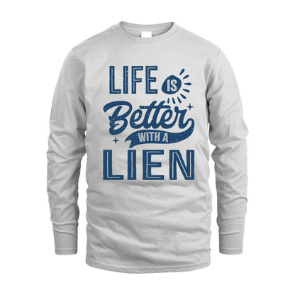 LIEN HH88-K2–Personalized Name Quote T-Shirt Life Is Better With Unisex Gift