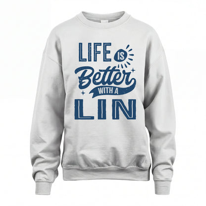 LIN HH88-K2–Personalized Name Quote T-Shirt Life Is Better With Unisex Gift