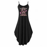 Suspender Maxi Dress