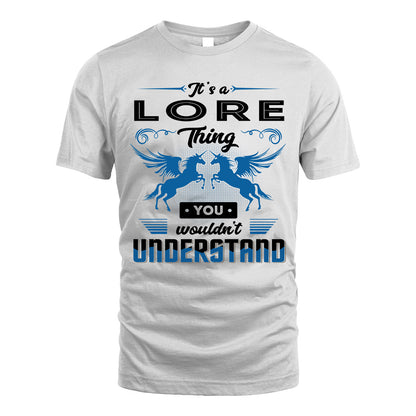 LORE KTT-TT38 It’s a/an NAME Thing, You Wouldn’t Understand – Personalized Name T-Shirt