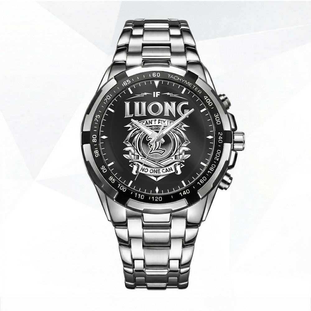 LUONG K3579-06 Alloy-Quatz-Men Watch, Personalized Premium Gift for Anniversary