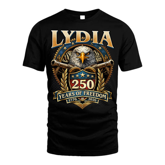LYDIA REVOLUTION-250USA-KTT...250 Years Of Freedom 1776-2026