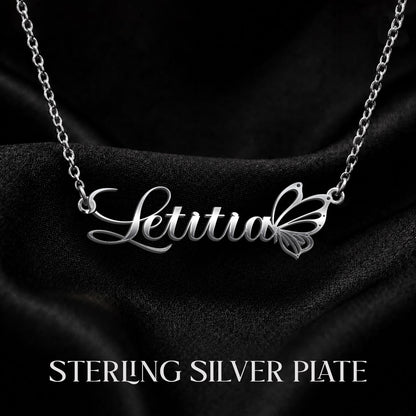 LETITIA T02 Custom Name Necklace, Personalized Name Necklace, Birthday Gift, Christmas Gift for Her