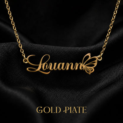 LOUANN T02 Custom Name Necklace, Personalized Name Necklace, Birthday Gift, Christmas Gift for Her