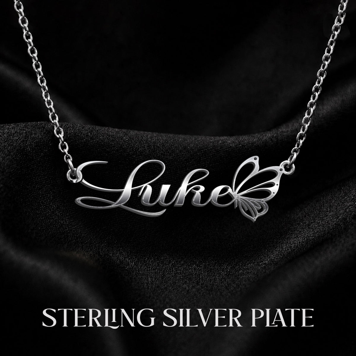 LUKE T02 Custom Name Necklace, Personalized Name Necklace, Birthday Gift, Christmas Gift for Her