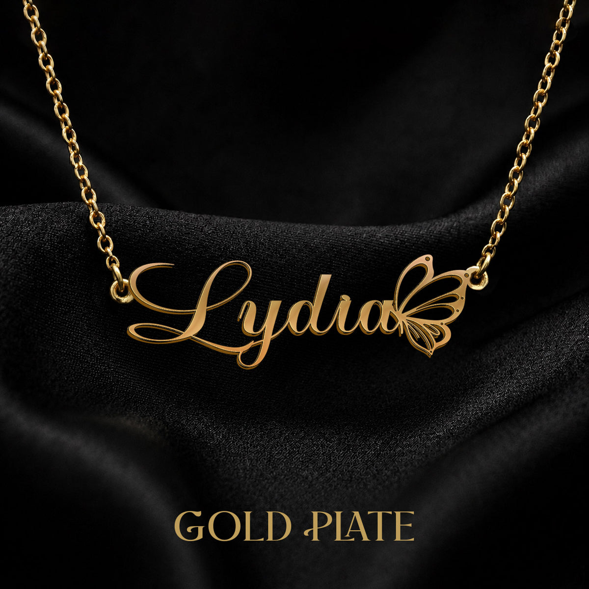 LYDIA T02 Custom Name Necklace, Personalized Name Necklace, Birthday Gift, Christmas Gift for Her