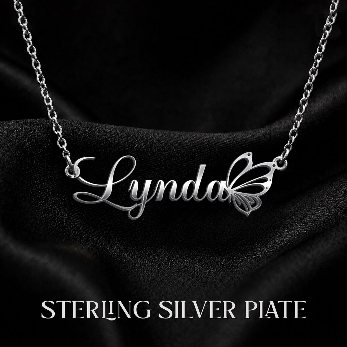 LYNDA T02 Custom Name Necklace, Personalized Name Necklace, Birthday Gift, Christmas Gift for Her