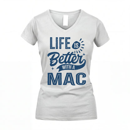 MAC HH88-K2–Personalized Name Quote T-Shirt Life Is Better With Unisex Gift