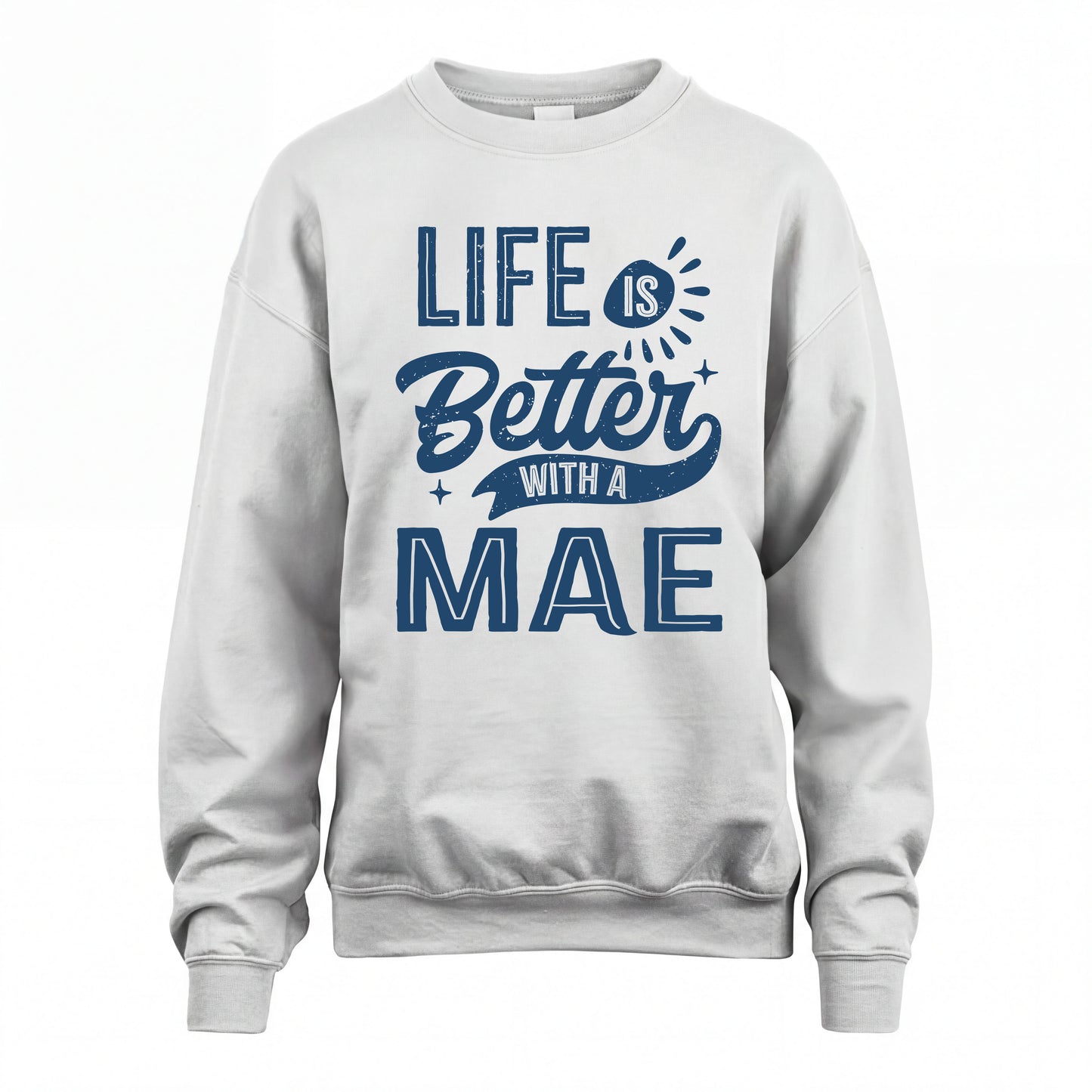 MAE HH88-K2–Personalized Name Quote T-Shirt Life Is Better With Unisex Gift