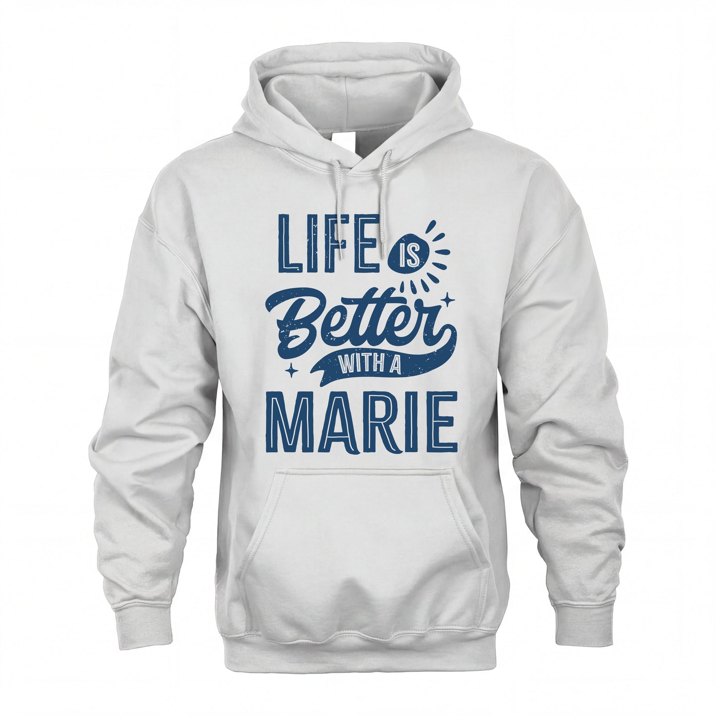 MARIE HH88-K2–Personalized Name Quote T-Shirt Life Is Better With Unisex Gift