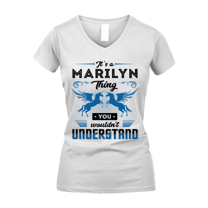 MARILYN KTT-TT38 It’s a/an NAME Thing, You Wouldn’t Understand – Personalized Name T-Shirt