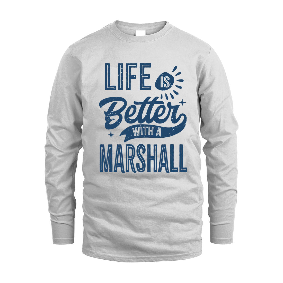 MARSHALL HH88-K2–Personalized Name Quote T-Shirt Life Is Better With Unisex Gift