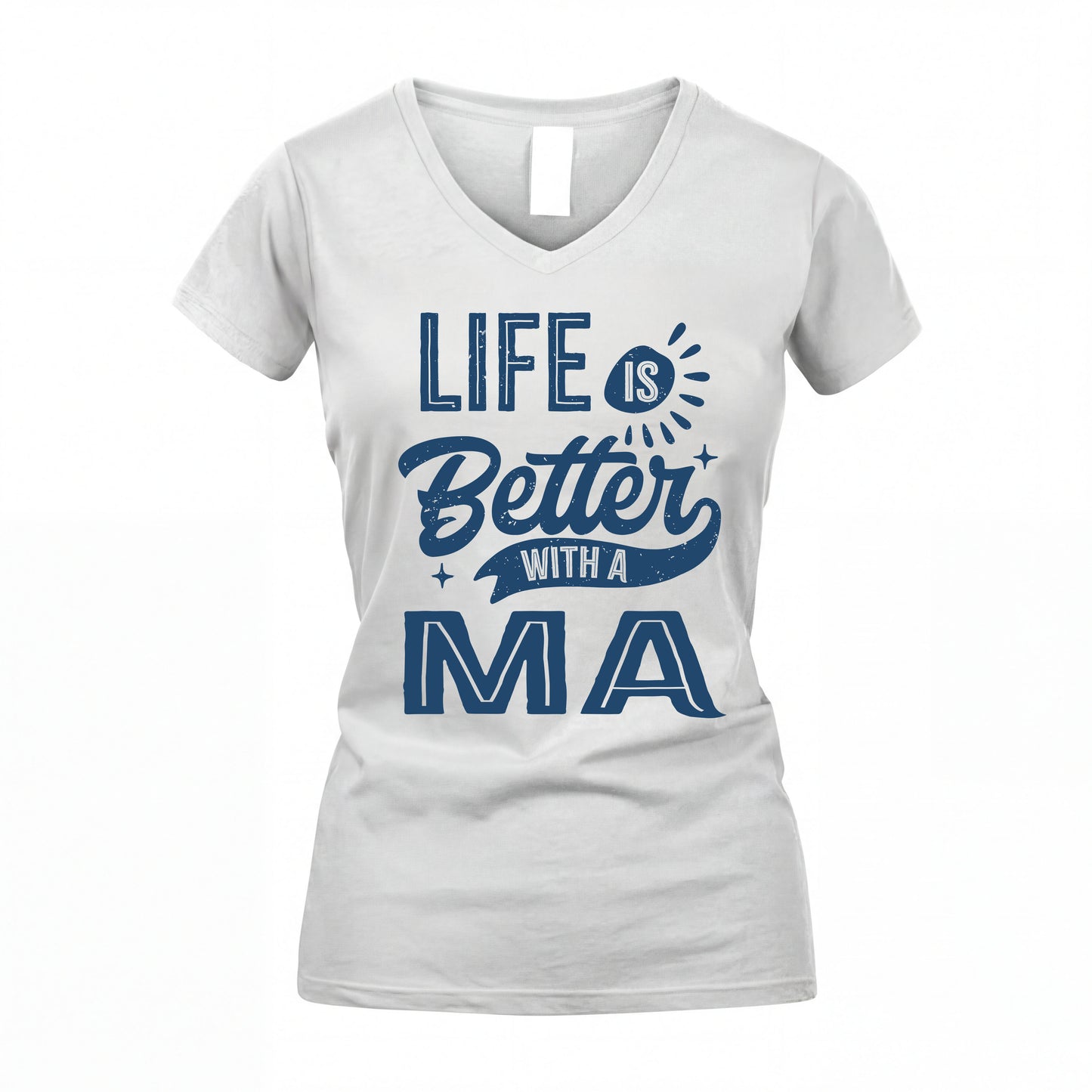 MA HH88-K2–Personalized Name Quote T-Shirt Life Is Better With Unisex Gift