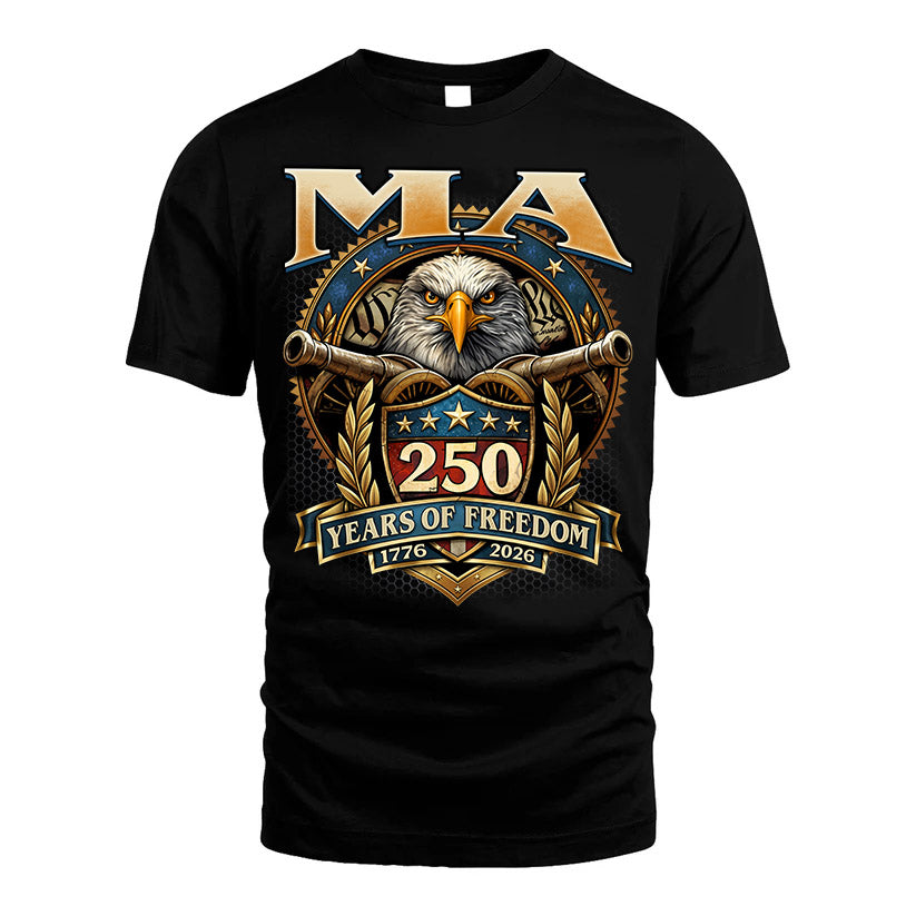 MA REVOLUTION-250USA-KTT...250 Years Of Freedom 1776-2026