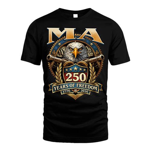 MA REVOLUTION-250USA-KTT...250 Years Of Freedom 1776-2026