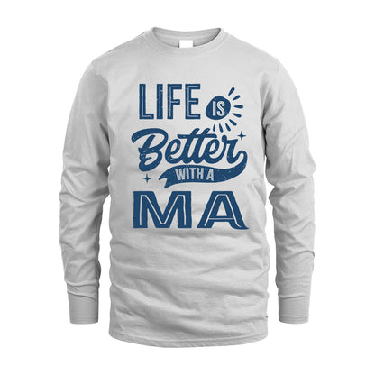 MA HH88-K2–Personalized Name Quote T-Shirt Life Is Better With Unisex Gift