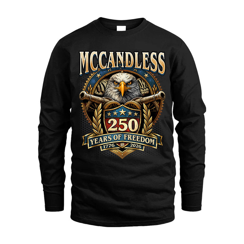 MCCANDLESS REVOLUTION-250USA-KTT...250 Years Of Freedom 1776-2026