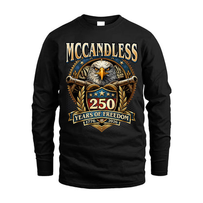 MCCANDLESS REVOLUTION-250USA-KTT...250 Years Of Freedom 1776-2026