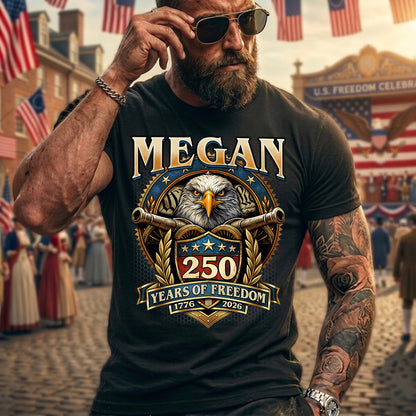 MEGAN REVOLUTION-250USA-KTT...250 Years Of Freedom 1776-2026
