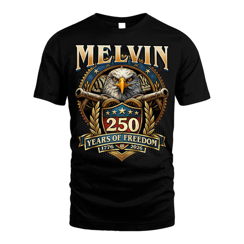 MELVIN REVOLUTION-250USA-KTT...250 Years Of Freedom 1776-2026