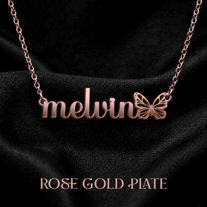 MELVIN The Classic Personalized Name Necklace