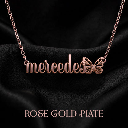 MERCEDES The Classic Personalized Name Necklace