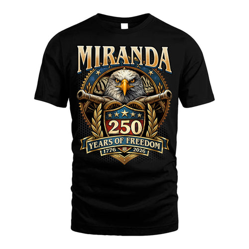 MIRANDA REVOLUTION-250USA-KTT...250 Years Of Freedom 1776-2026