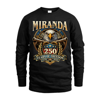 MIRANDA REVOLUTION-250USA-KTT...250 Years Of Freedom 1776-2026