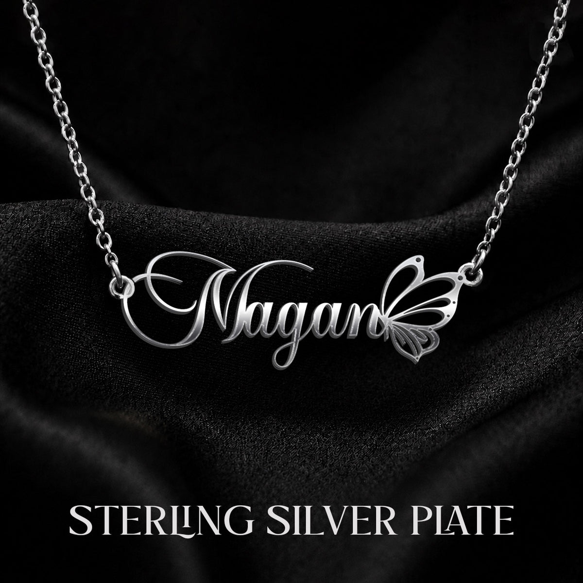 MAGAN T02 Custom Name Necklace, Personalized Name Necklace, Birthday Gift, Christmas Gift for Her