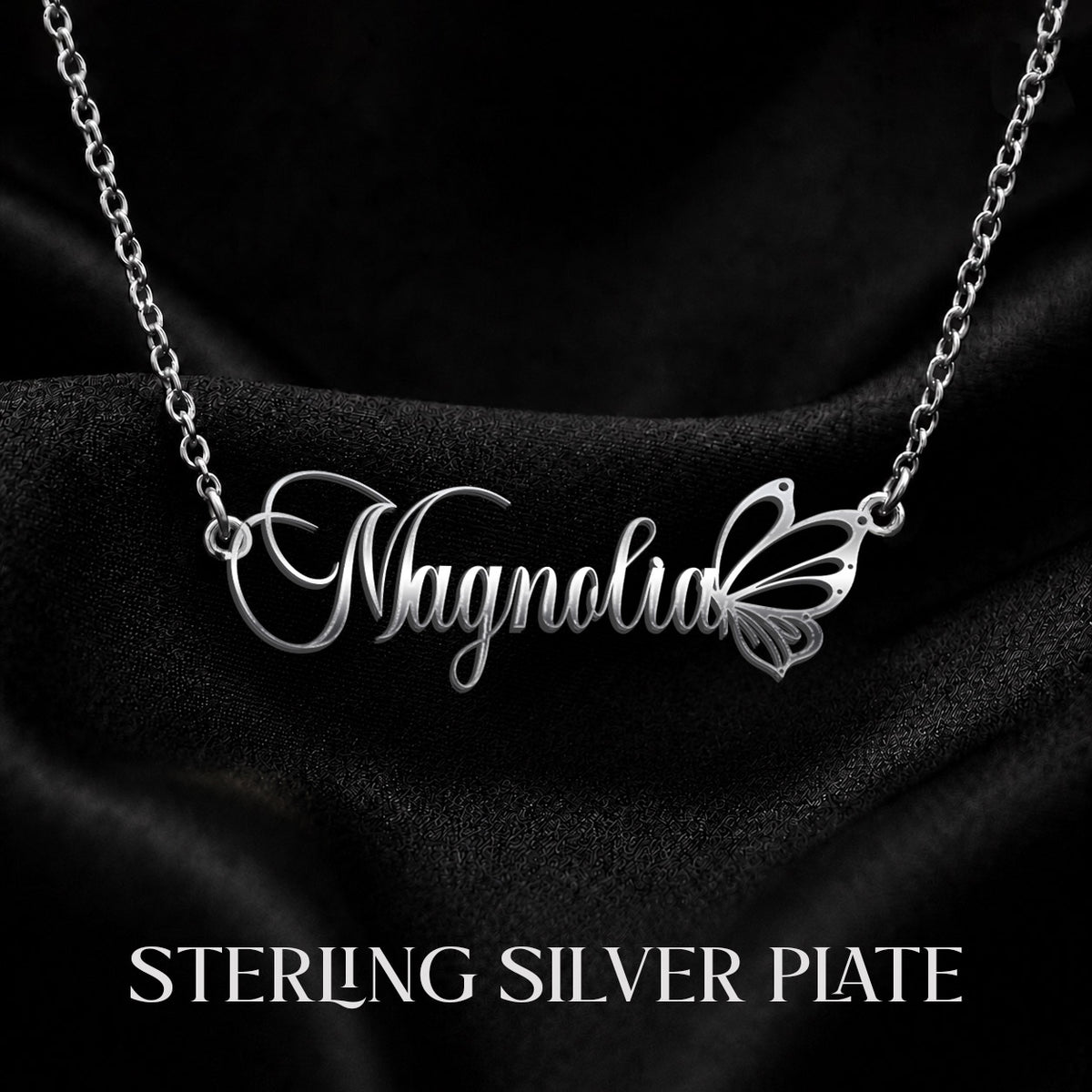 MAGNOLIA T02 Custom Name Necklace, Personalized Name Necklace, Birthday Gift, Christmas Gift for Her