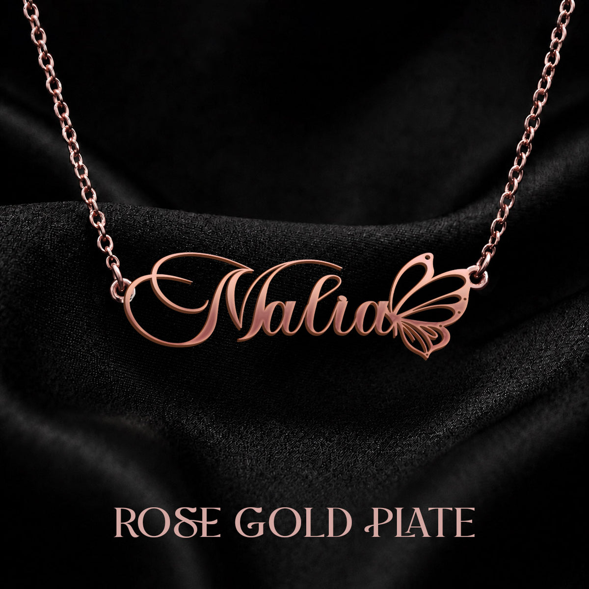 MALIA T02 Custom Name Necklace, Personalized Name Necklace, Birthday Gift, Christmas Gift for Her