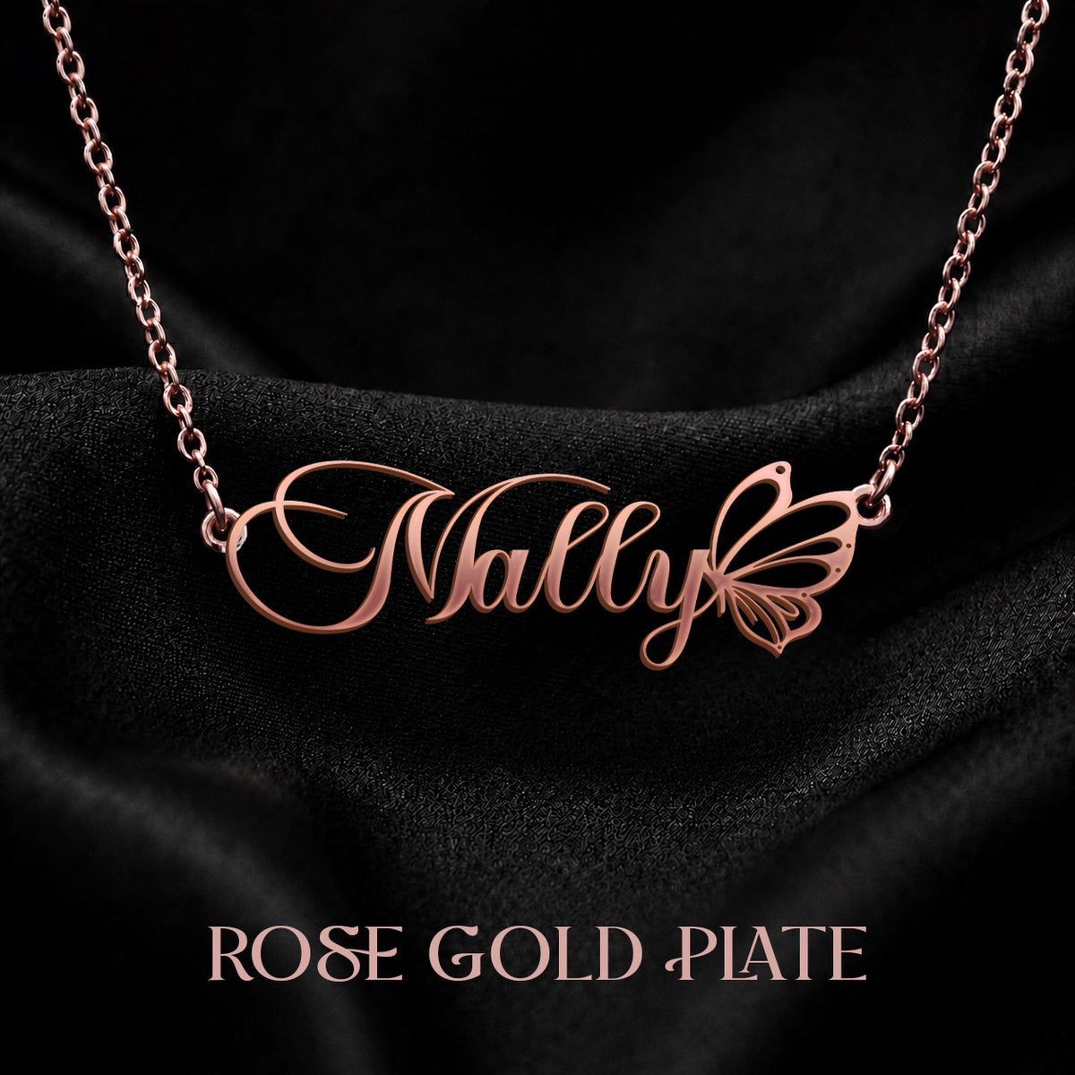 MALLY T02 Custom Name Necklace, Personalized Name Necklace, Birthday Gift, Christmas Gift for Her