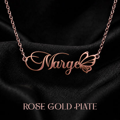 MARGE T02 Custom Name Necklace, Personalized Name Necklace, Birthday Gift, Christmas Gift for Her