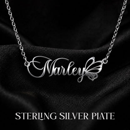 MARLEY T02 Custom Name Necklace, Personalized Name Necklace, Birthday Gift, Christmas Gift for Her