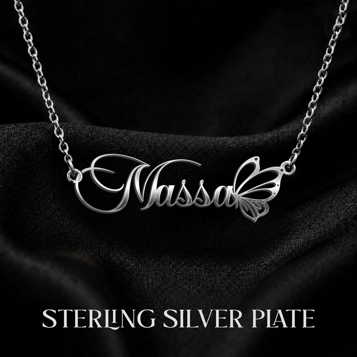 MASSA T02 Custom Name Necklace, Personalized Name Necklace, Birthday Gift, Christmas Gift for Her