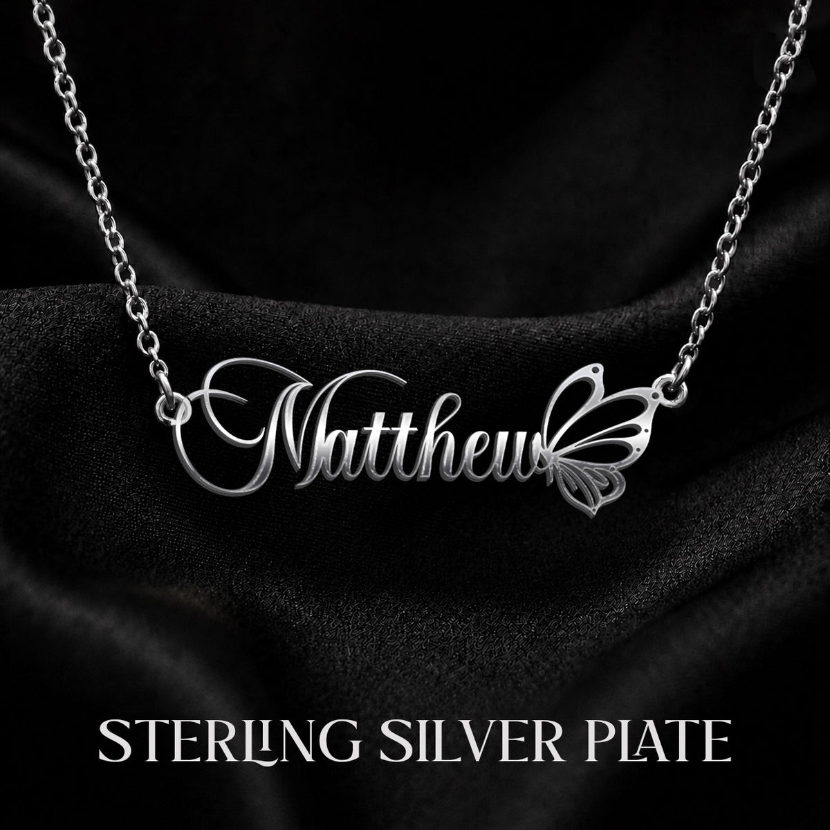MATTHEW T02 Custom Name Necklace, Personalized Name Necklace, Birthday Gift, Christmas Gift for Her
