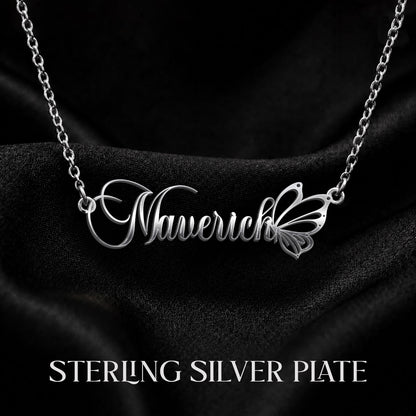 MAVERICK T02 Custom Name Necklace, Personalized Name Necklace, Birthday Gift, Christmas Gift for Her