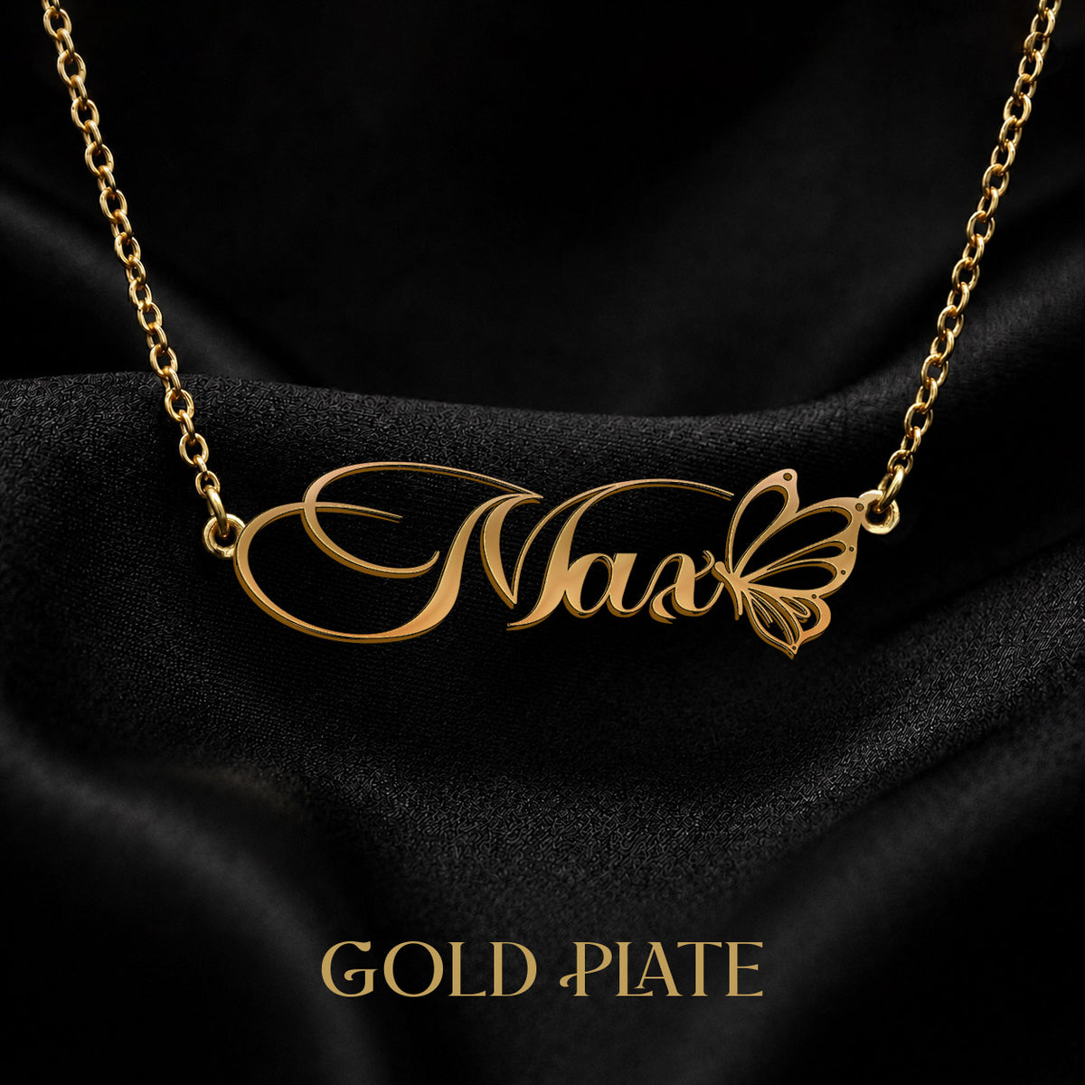 MAX T02 Custom Name Necklace, Personalized Name Necklace, Birthday Gift, Christmas Gift for Her