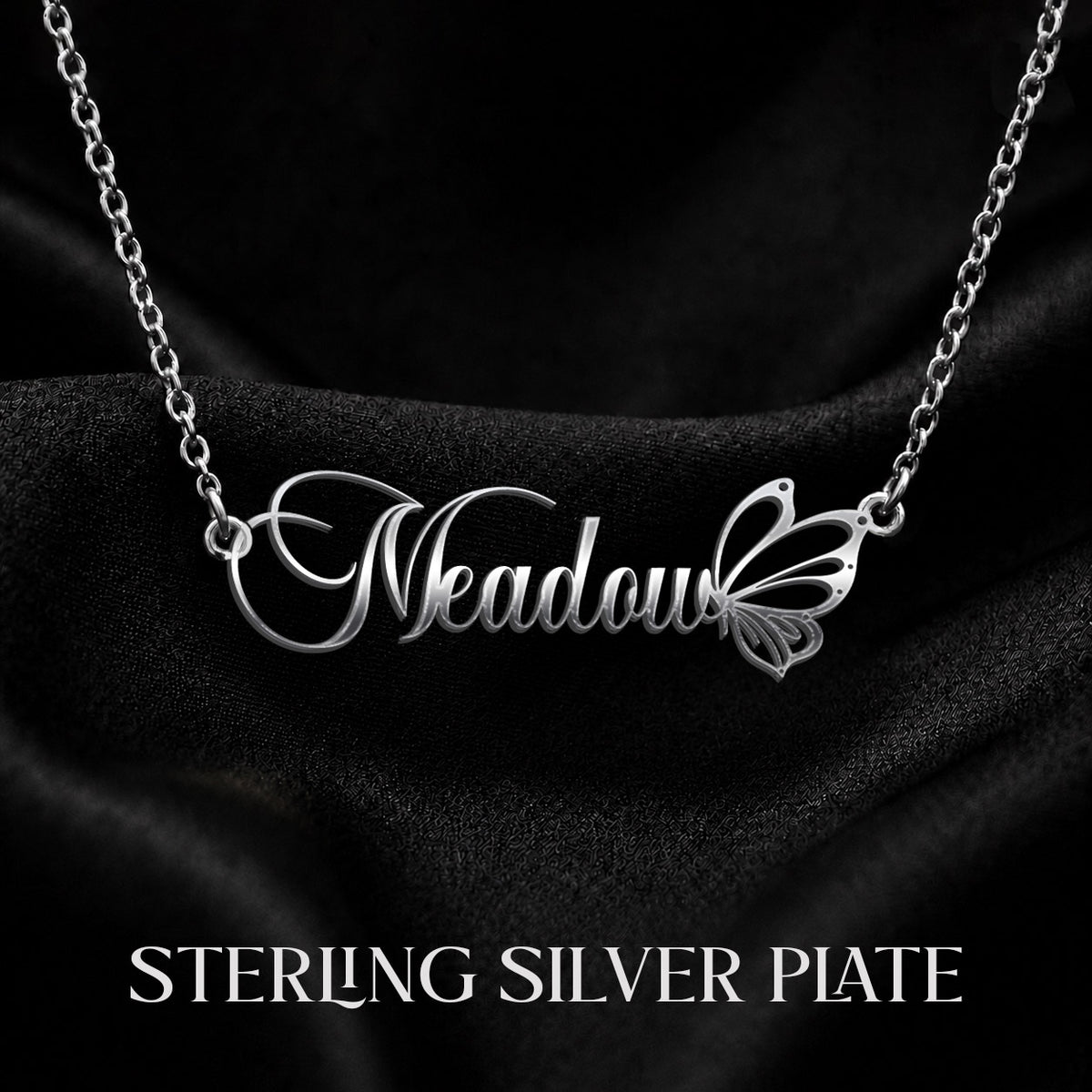 MEADOW T02 Custom Name Necklace, Personalized Name Necklace, Birthday Gift, Christmas Gift for Her
