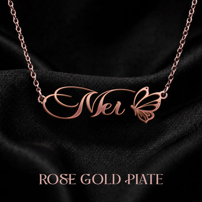 MEI T02 Custom Name Necklace, Personalized Name Necklace, Birthday Gift, Christmas Gift for Her