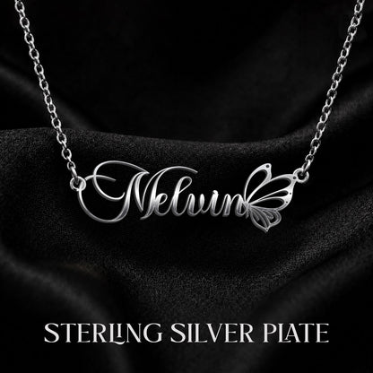 MELVIN T02 Custom Name Necklace, Personalized Name Necklace, Birthday Gift, Christmas Gift for Her