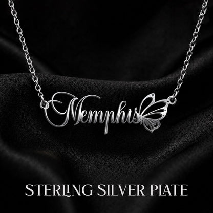 MEMPHIS T02 Custom Name Necklace, Personalized Name Necklace, Birthday Gift, Christmas Gift for Her