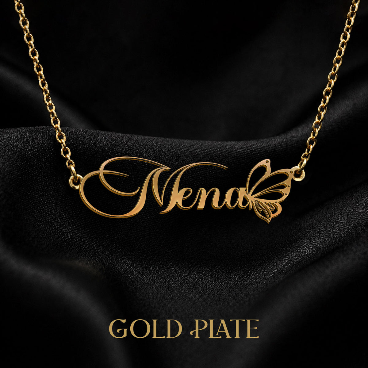 MENA T02 Custom Name Necklace, Personalized Name Necklace, Birthday Gift, Christmas Gift for Her