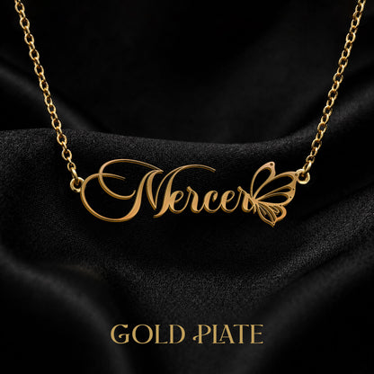 MERCER T02 Custom Name Necklace, Personalized Name Necklace, Birthday Gift, Christmas Gift for Her