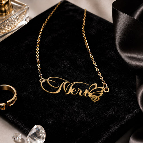 MERI T02 Custom Name Necklace, Personalized Name Necklace, Birthday Gift, Christmas Gift for Her
