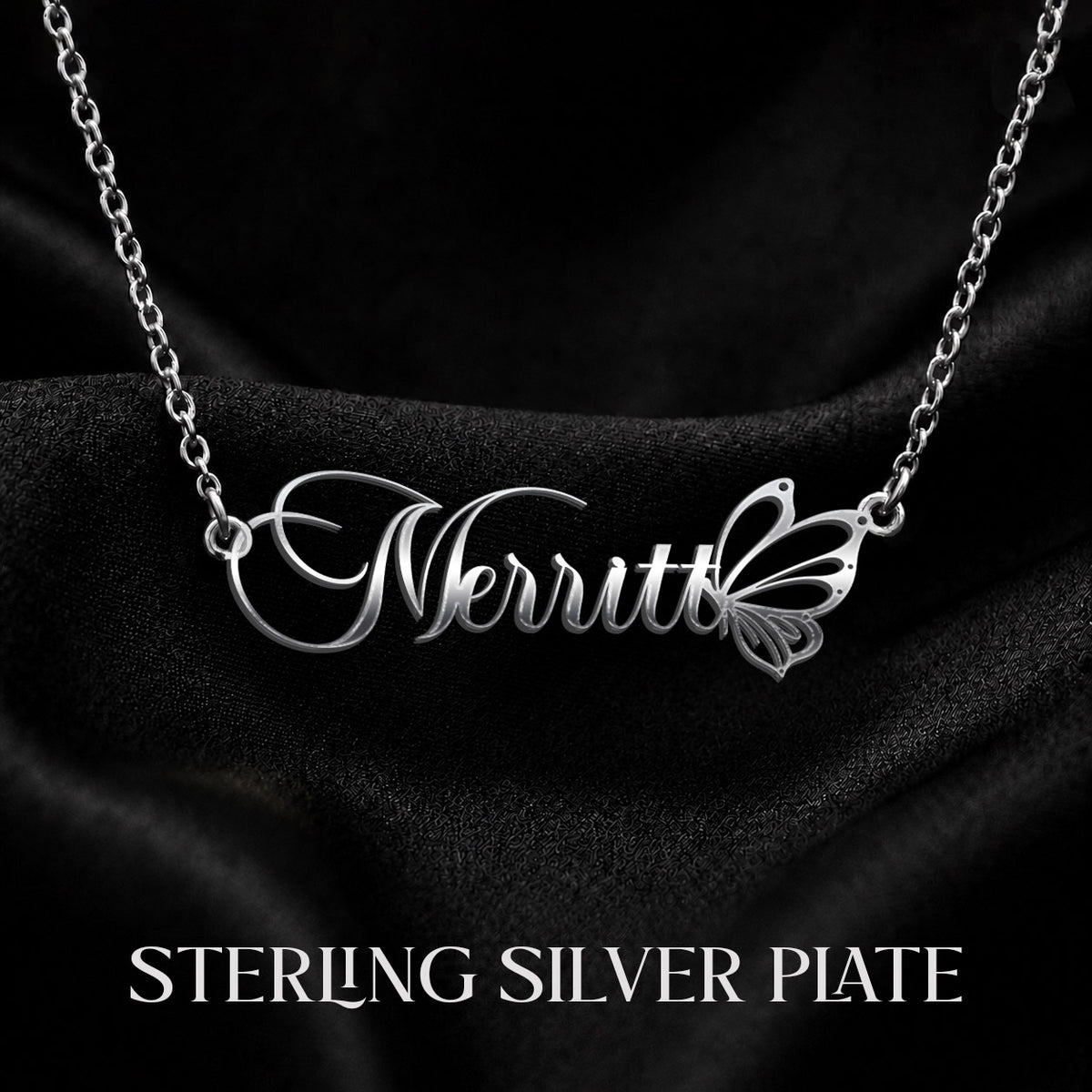 MERRITT T02 Custom Name Necklace, Personalized Name Necklace, Birthday Gift, Christmas Gift for Her
