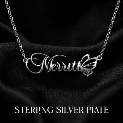 MERRITT T02 Custom Name Necklace, Personalized Name Necklace, Birthday Gift, Christmas Gift for Her